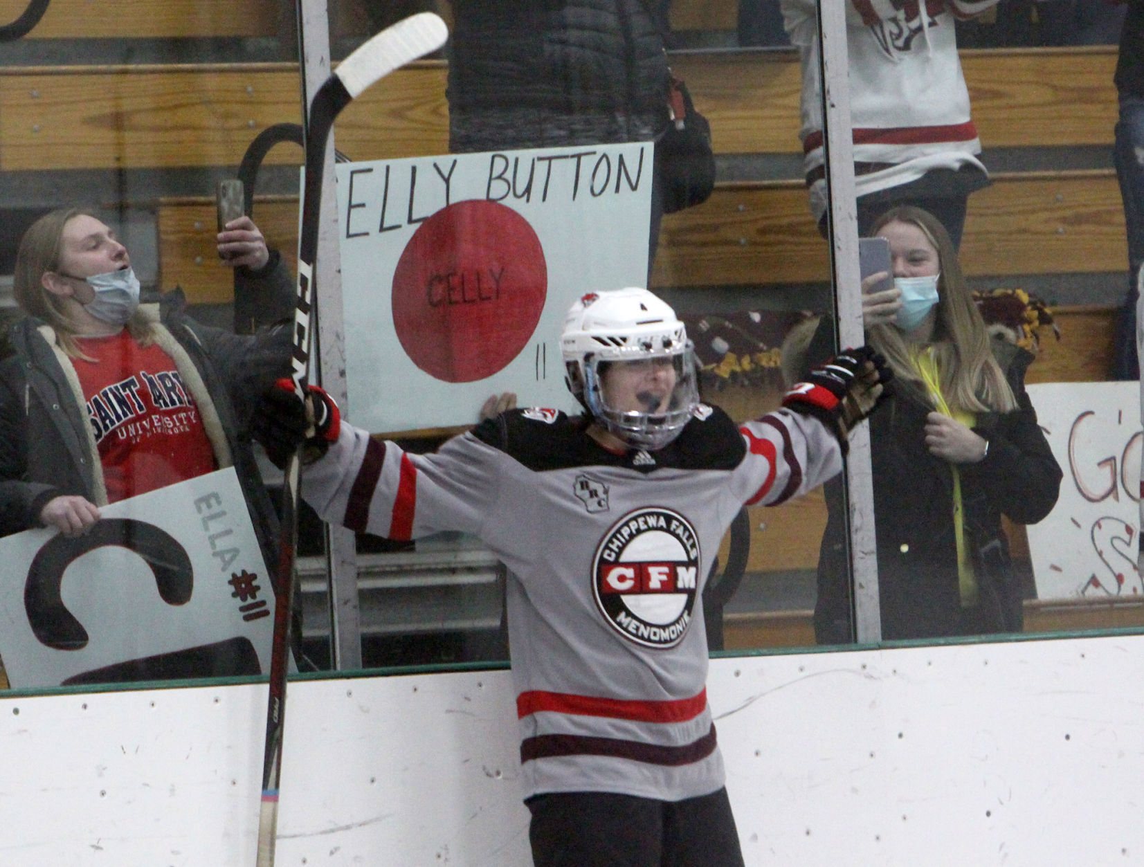 Prep girls hockey state semifinals: Chippewa Falls/Menomonie at Central Wisconsin 2-17-21